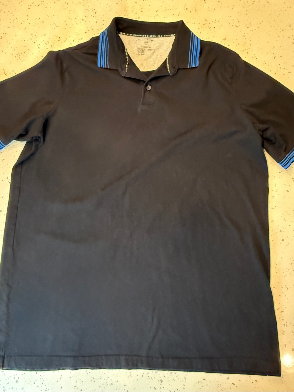 Others Follow Navy Polo with Blue Trim